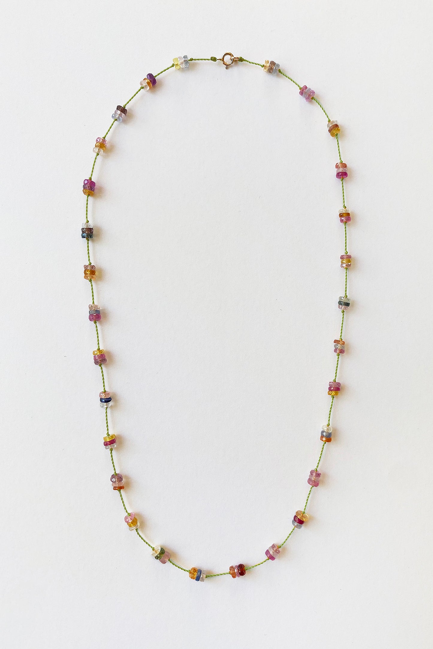 Rainbow Sapphire Necklace