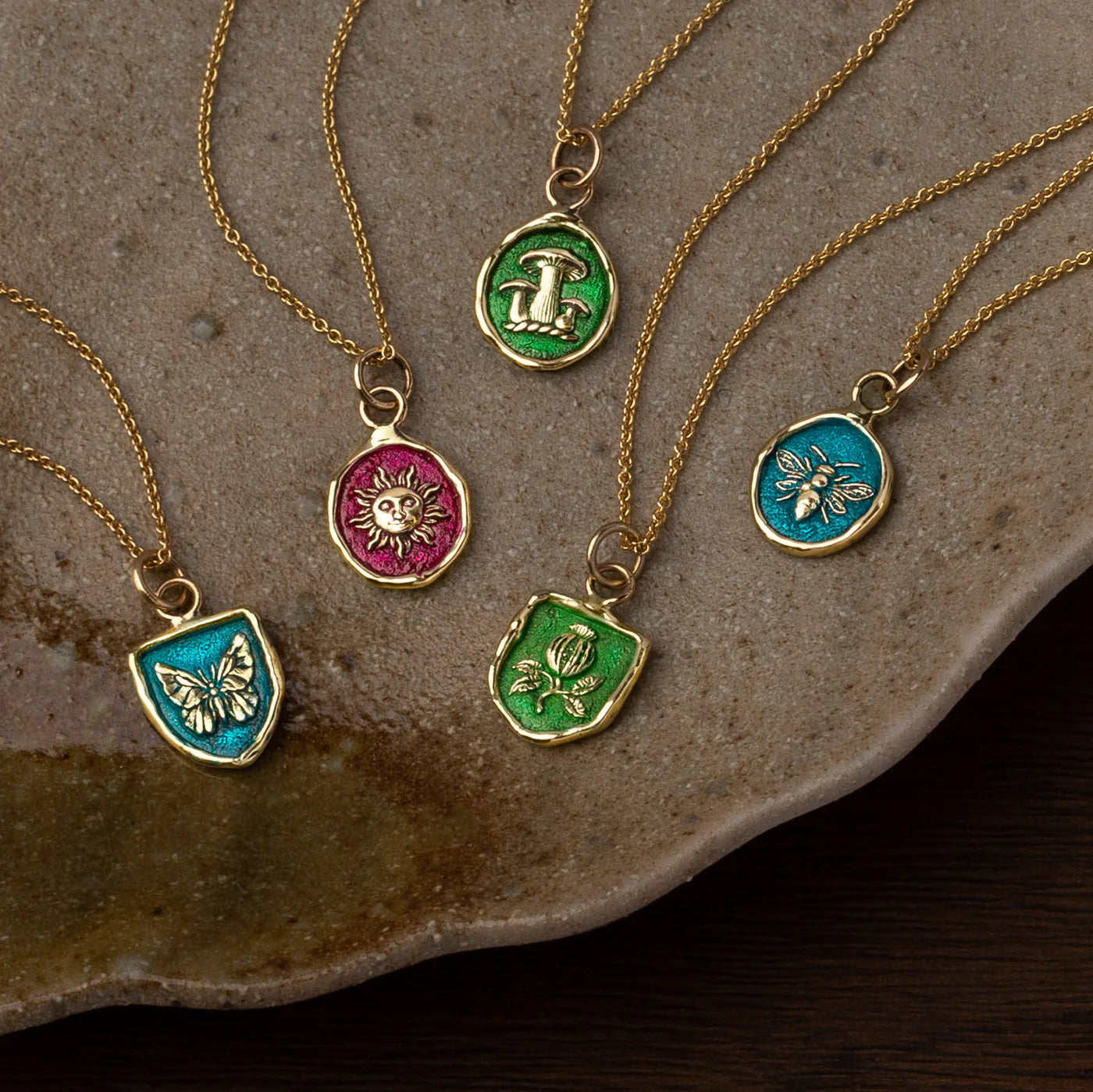 Reflective Moon Talisman Charm