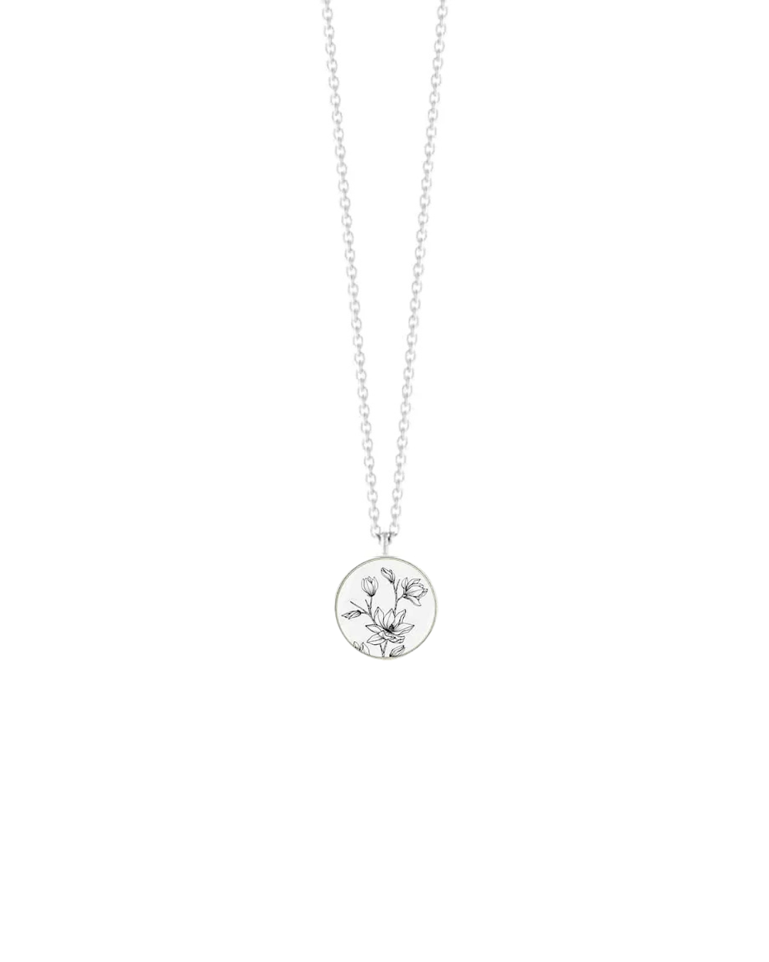 Magnolia Silver Necklace