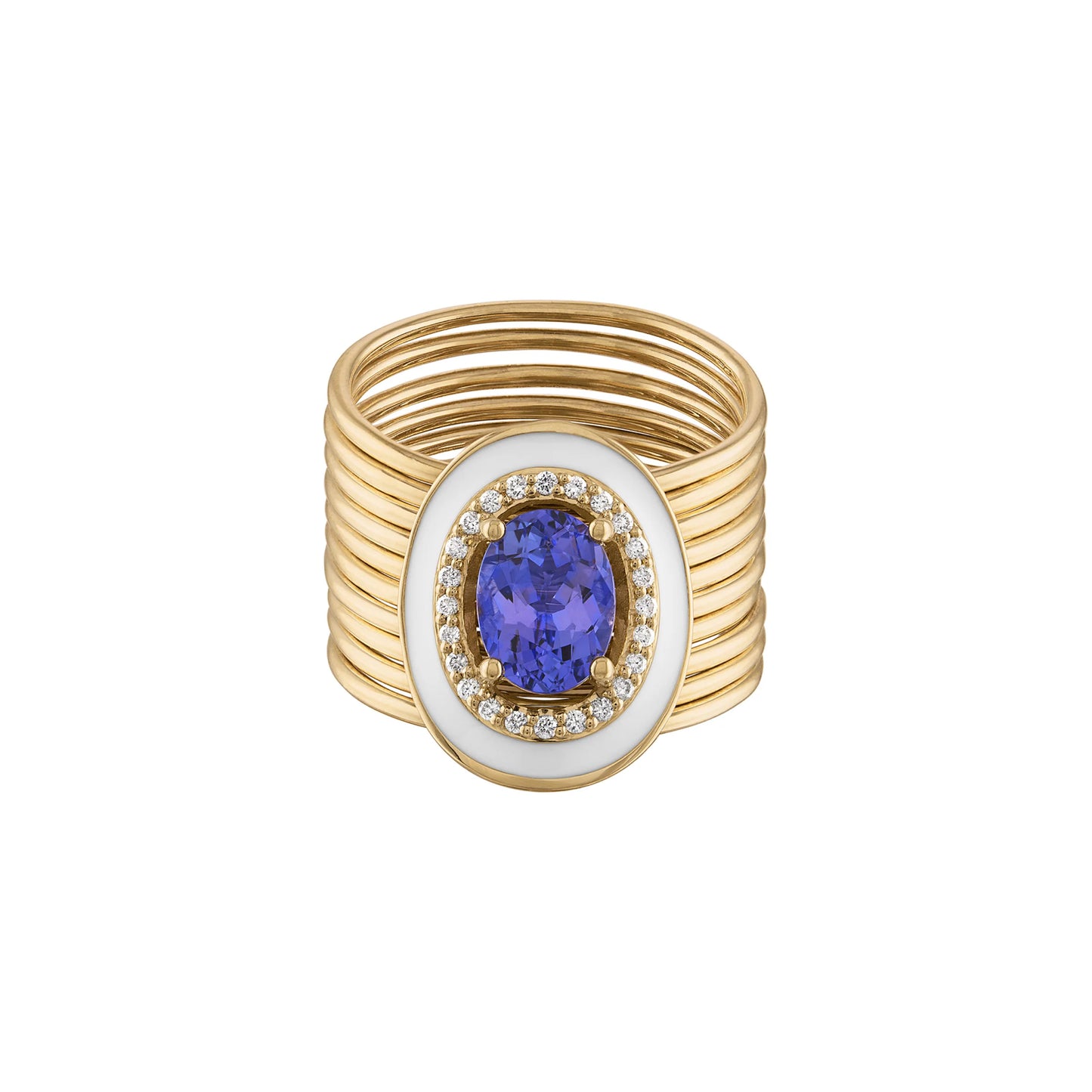 Tanzanite Diamond Ring