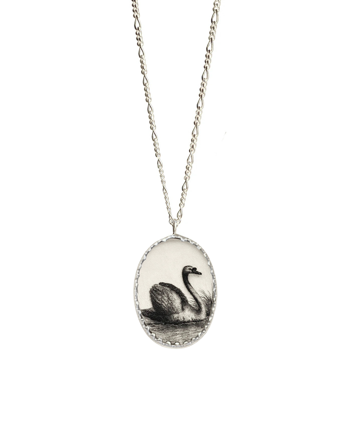Swan Large Victorian Necklace
