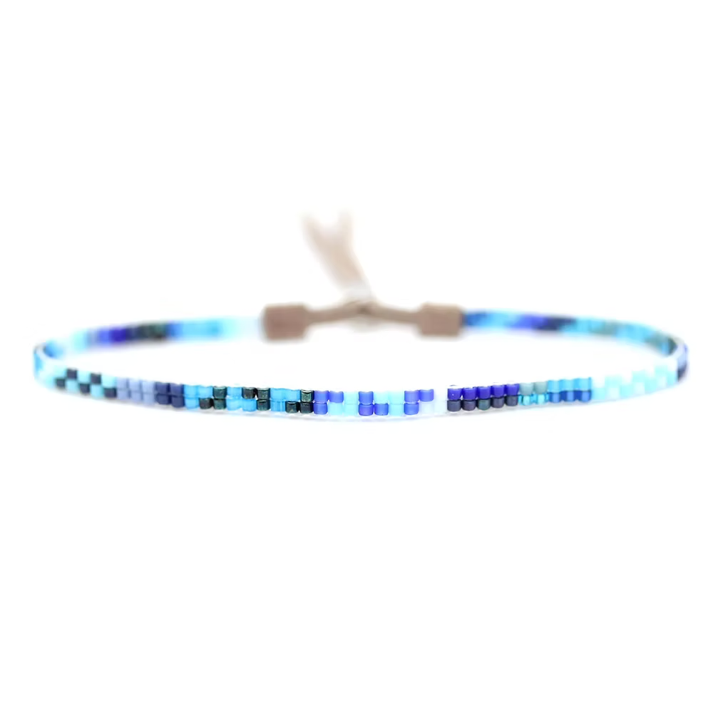 Beaded Mini Bracelet - Blue