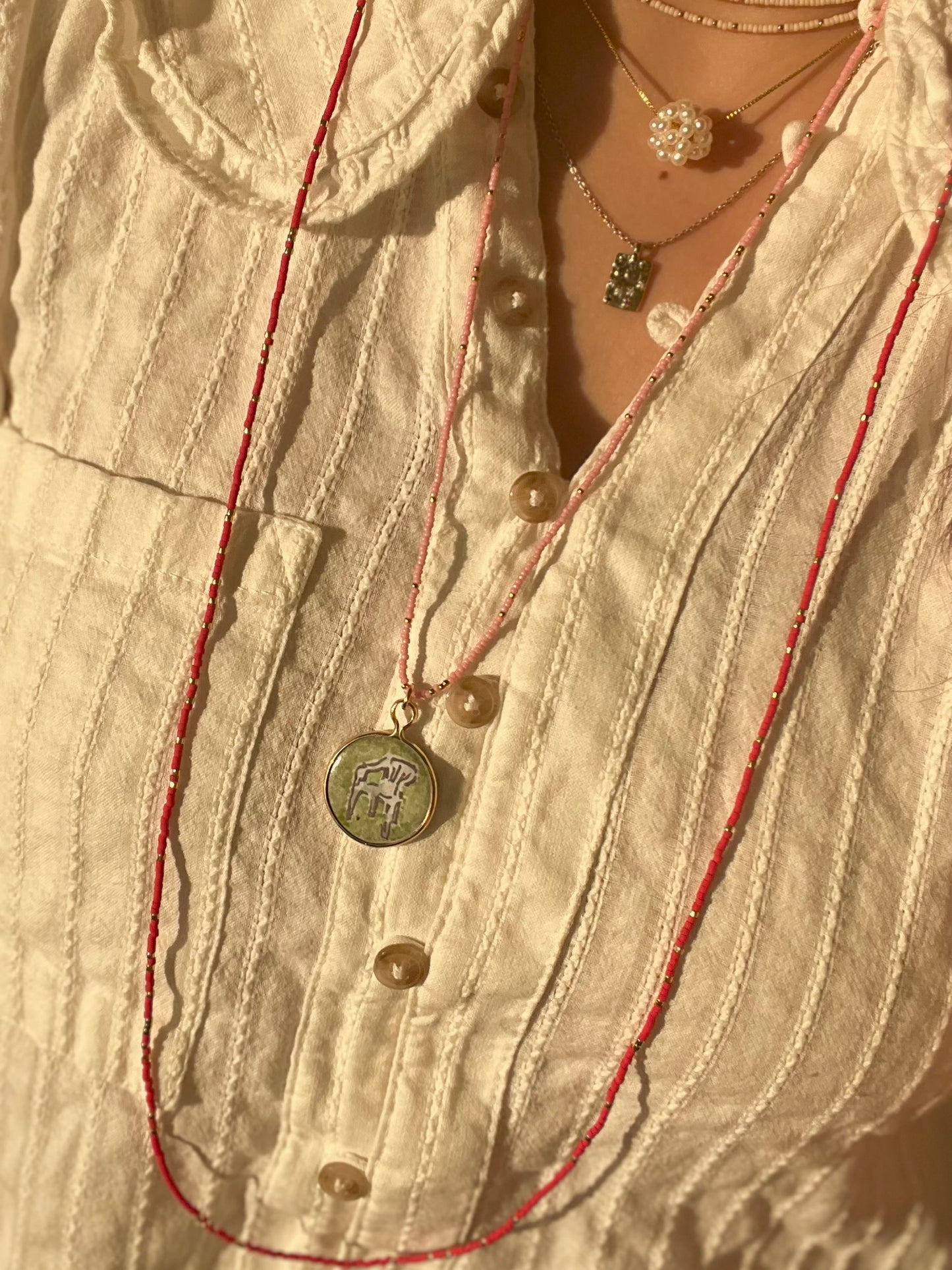 La Silla Enamel Pendant