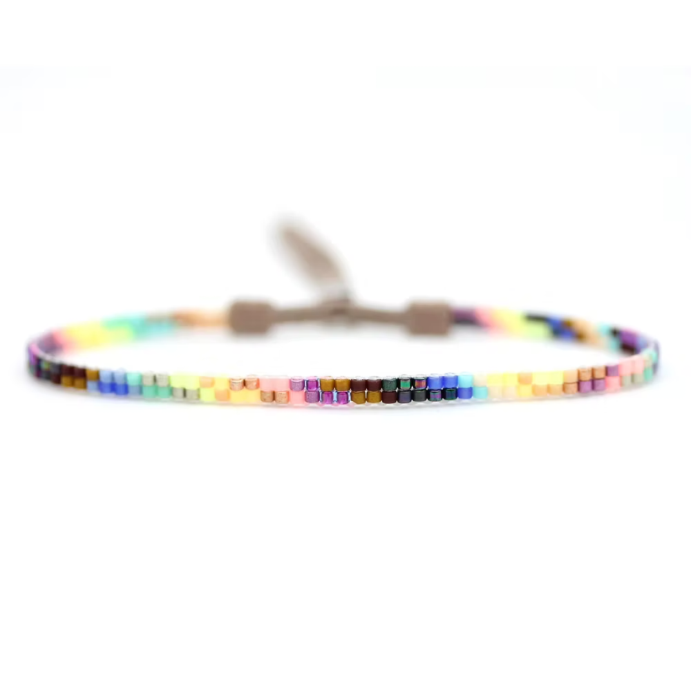 Beaded Mini Bracelet - Electric