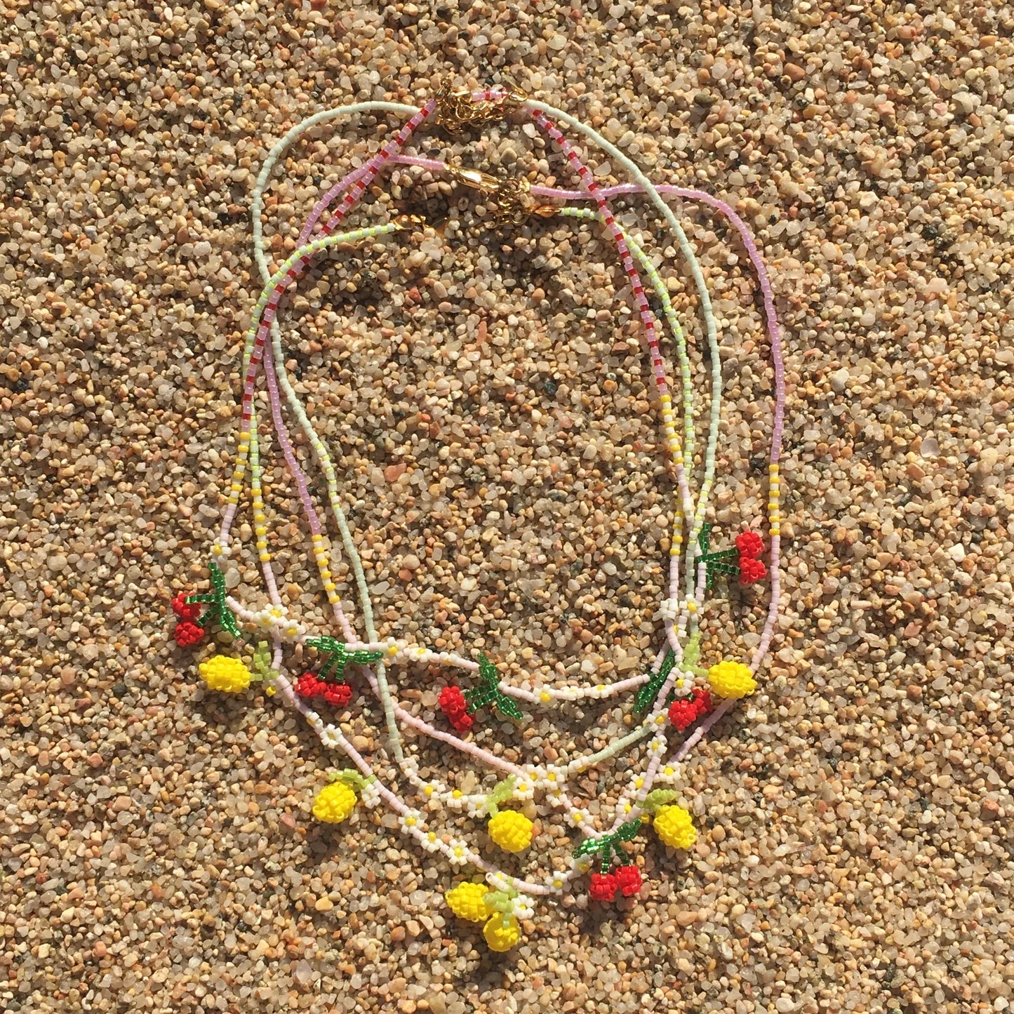 FRUTTI Flower Necklace - Lemon
