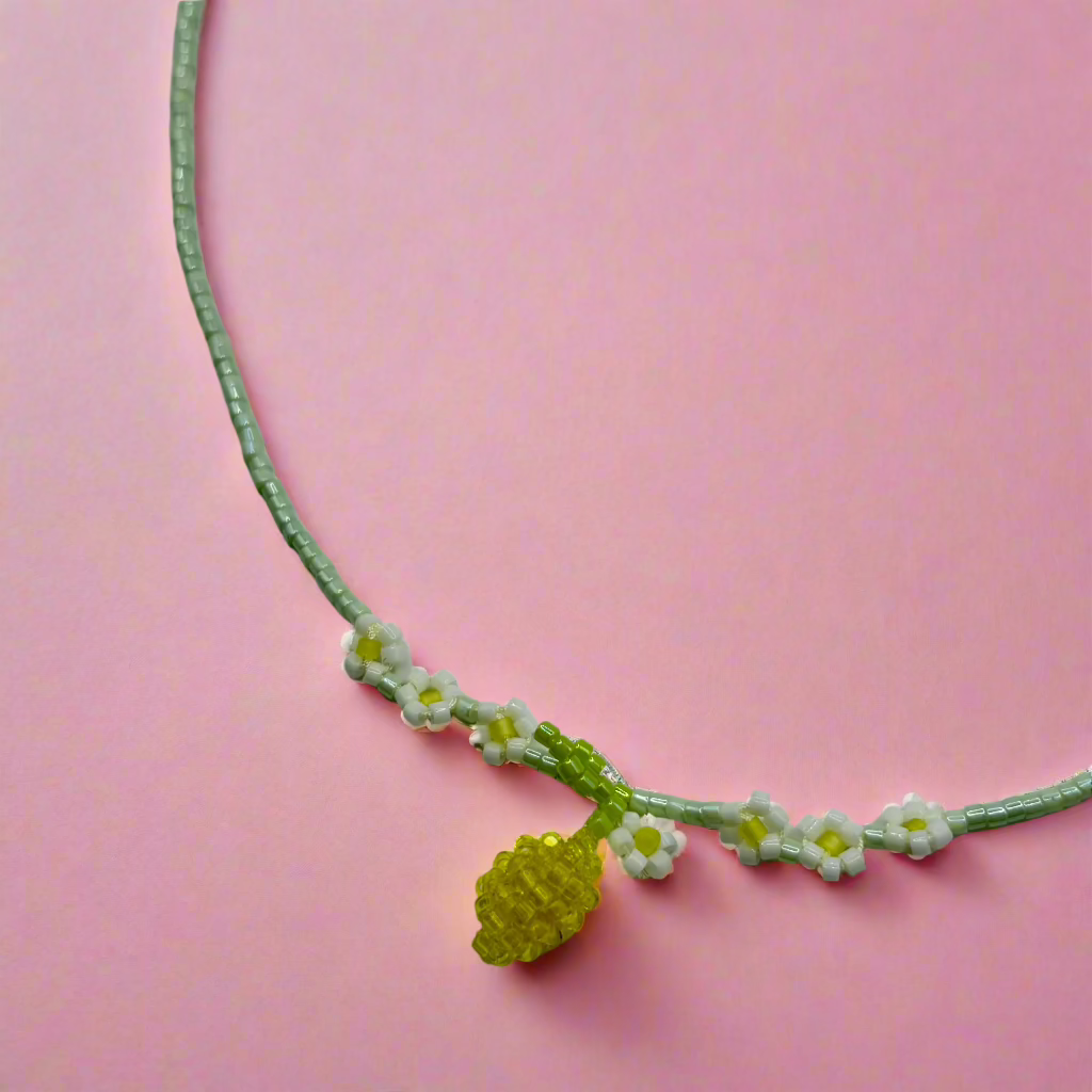 FRUTTI Flower Necklace - Lemon