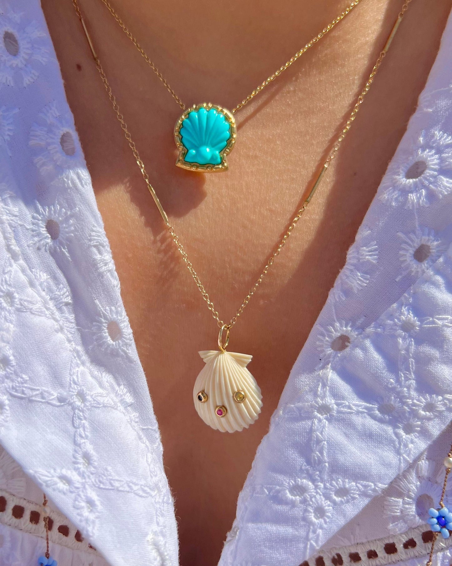 Concha Pendant Necklace
