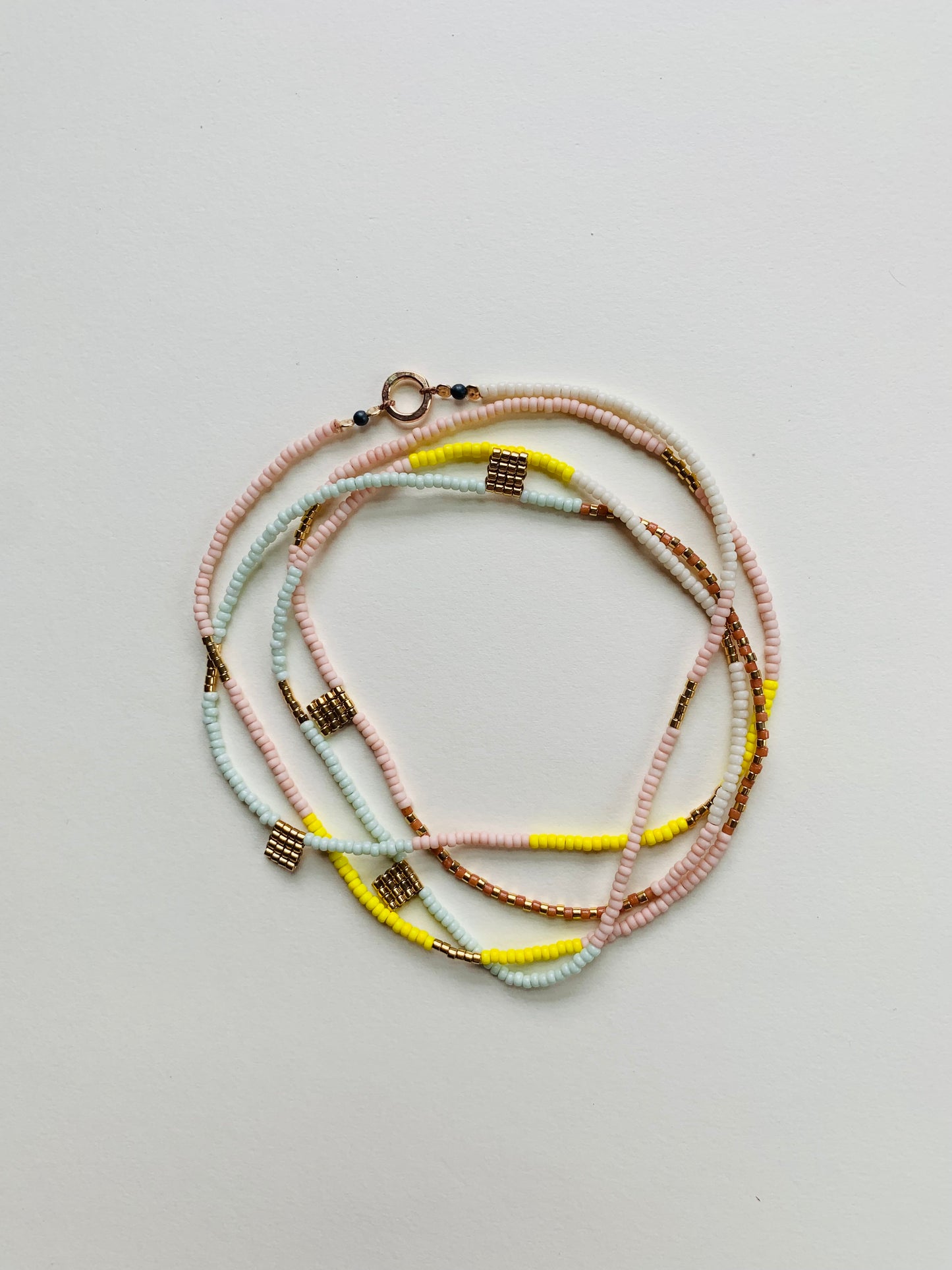 Multicolor Glass Beaded Necklace
