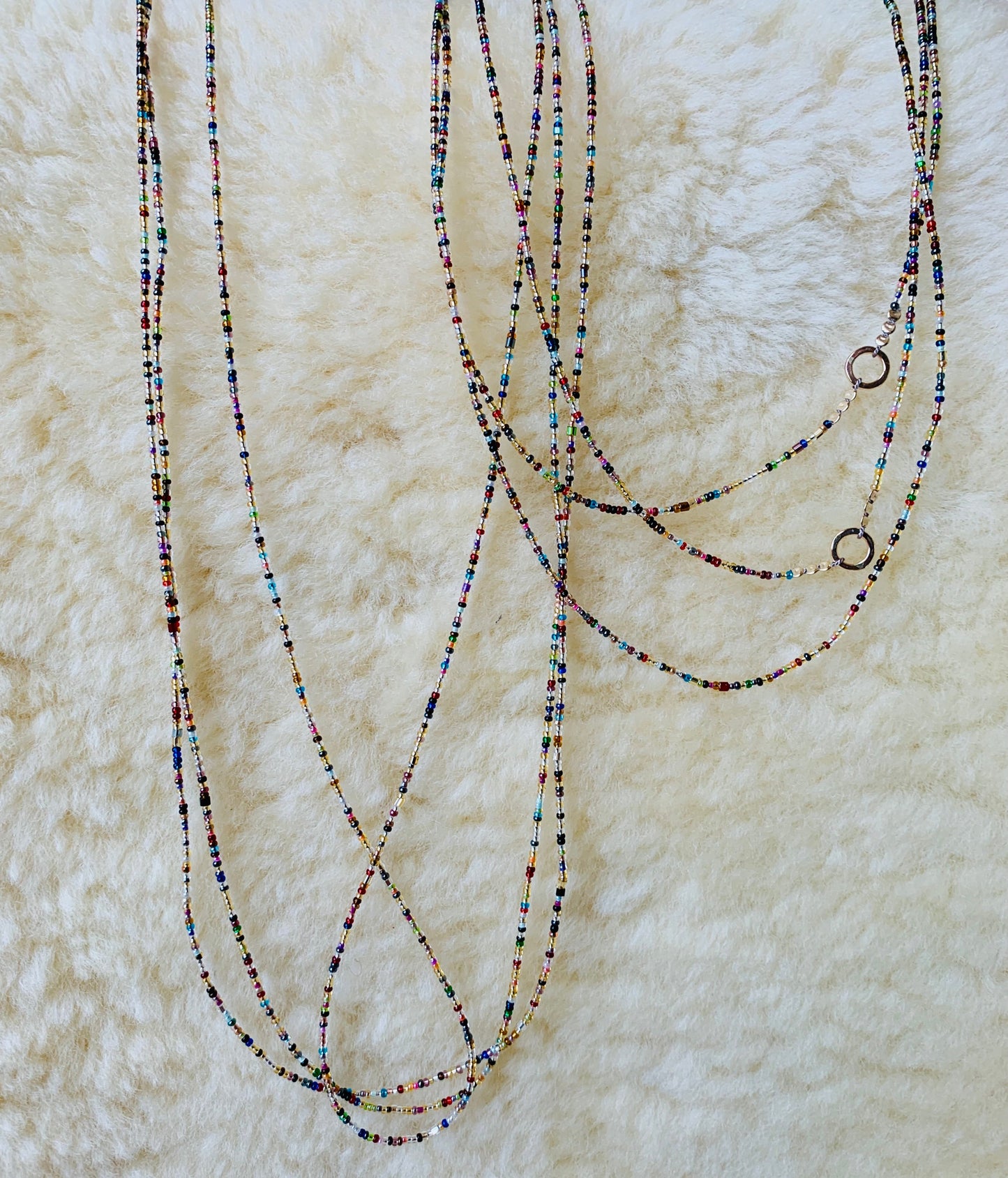 Multi Murano Strand Necklace