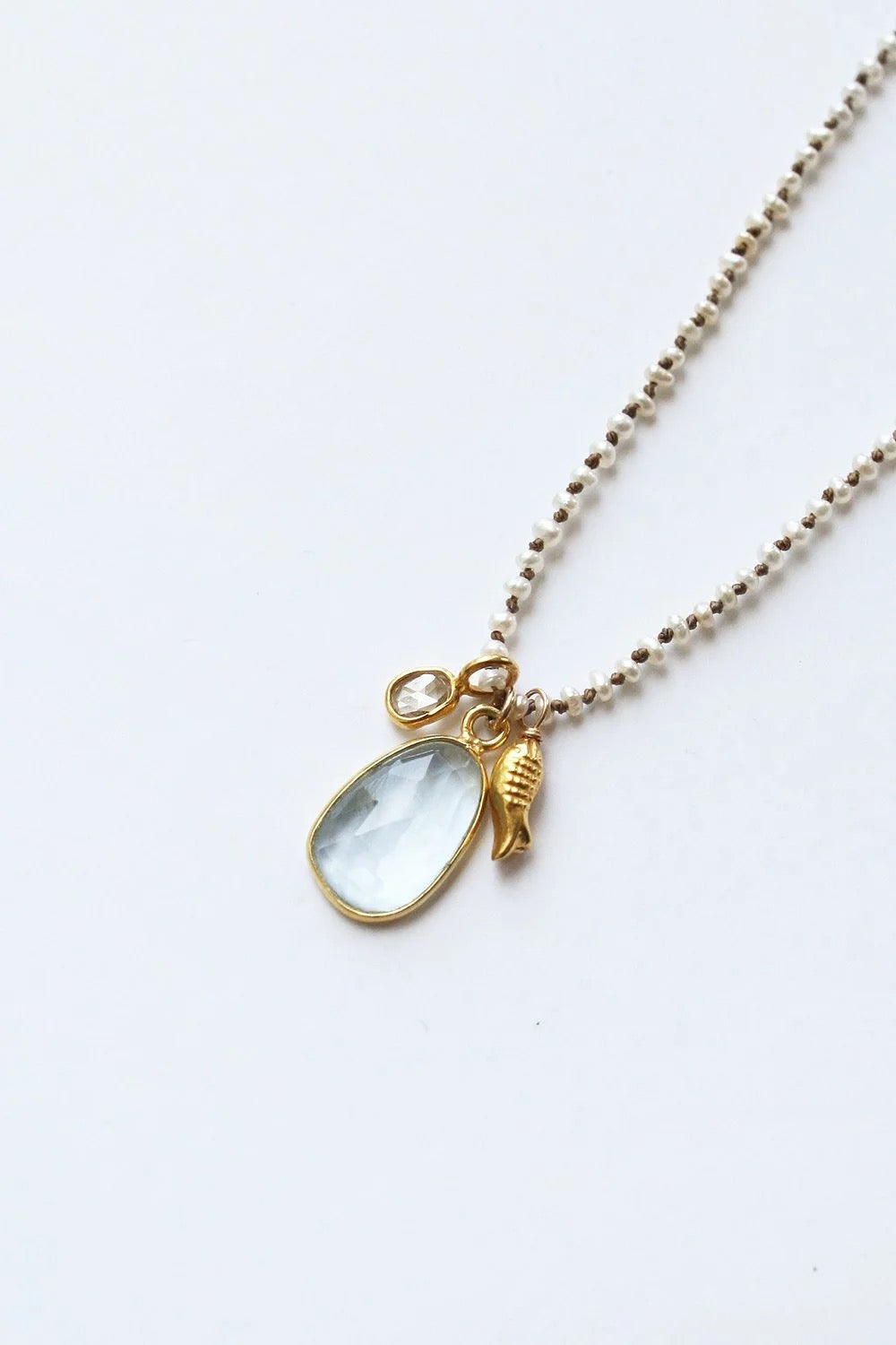 Golden Koi Pearl Necklace