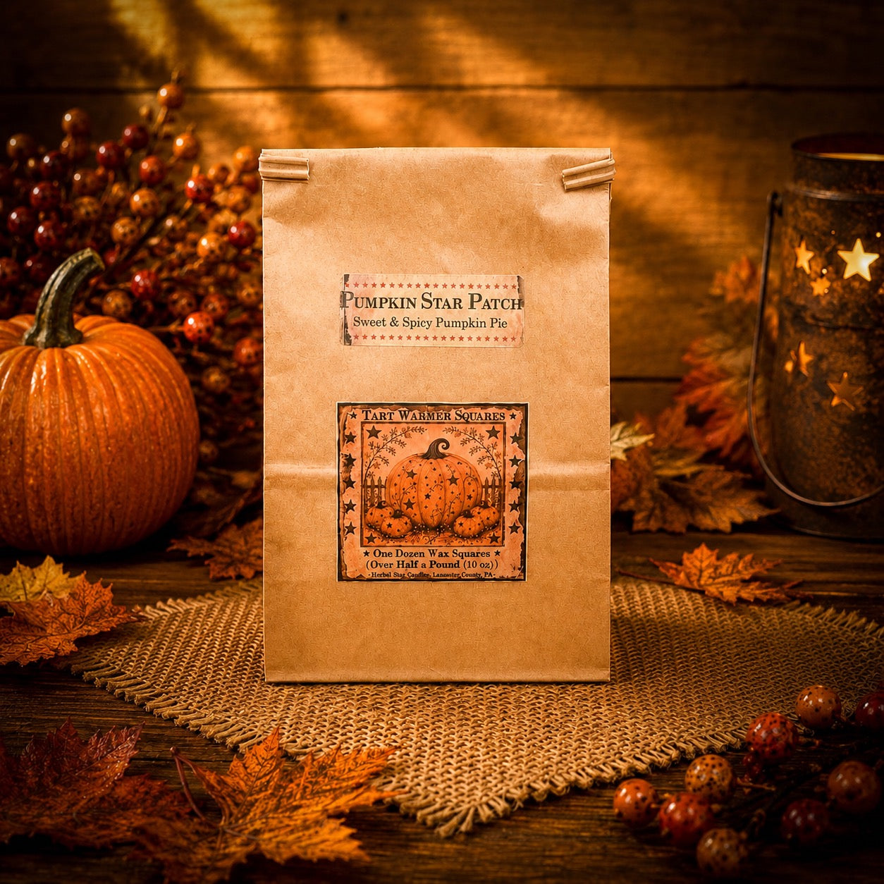Pumpkin Star Patch Tarts