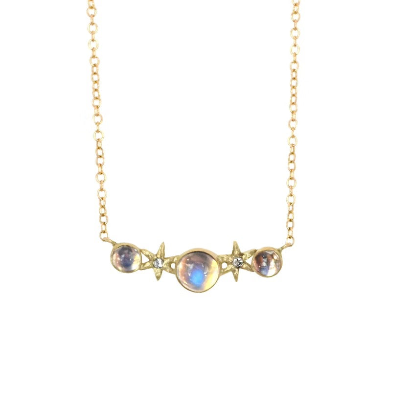 Cosmic Moonstone Necklace