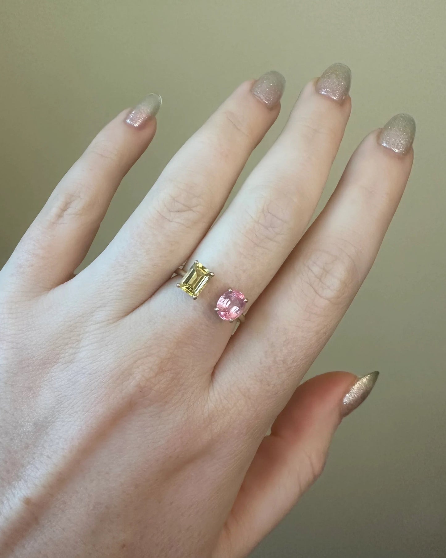 Tuesday Ring - Spinel & Quartz
