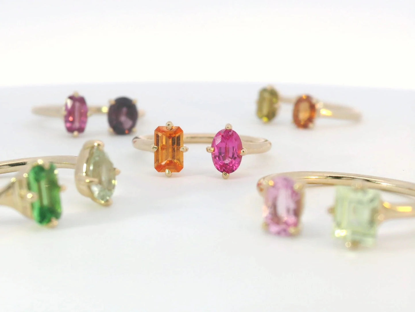 Tuesday Ring - Mandarin Garnet & Mahenge Spinel