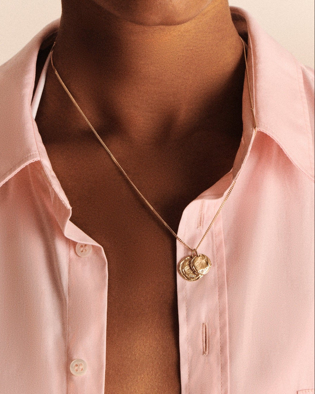 Medium Cursive Initial Pendant
