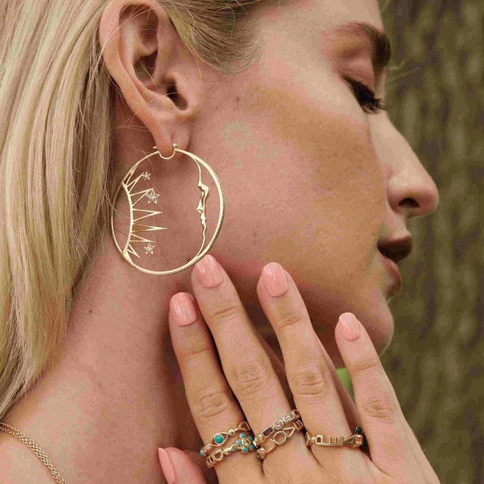 Harmony Diamond Hoops