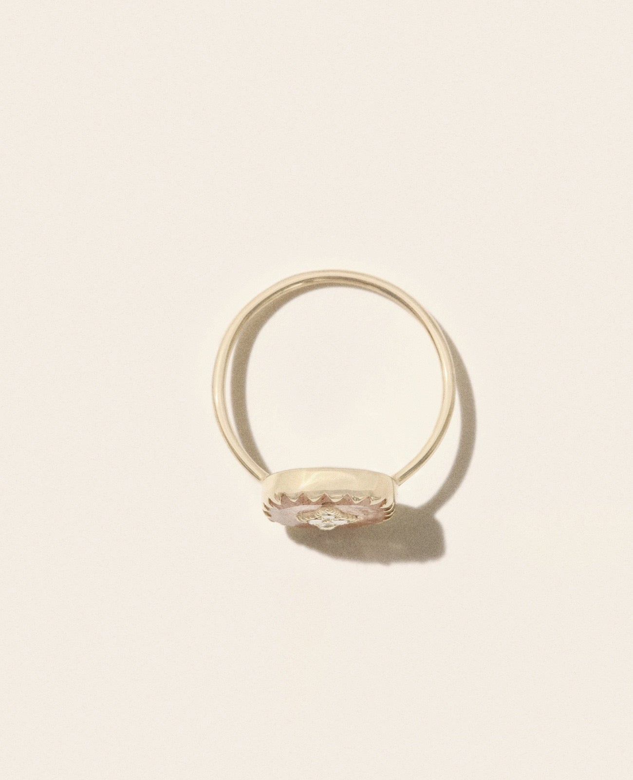 PIERROT Strawberry Quartz Ring