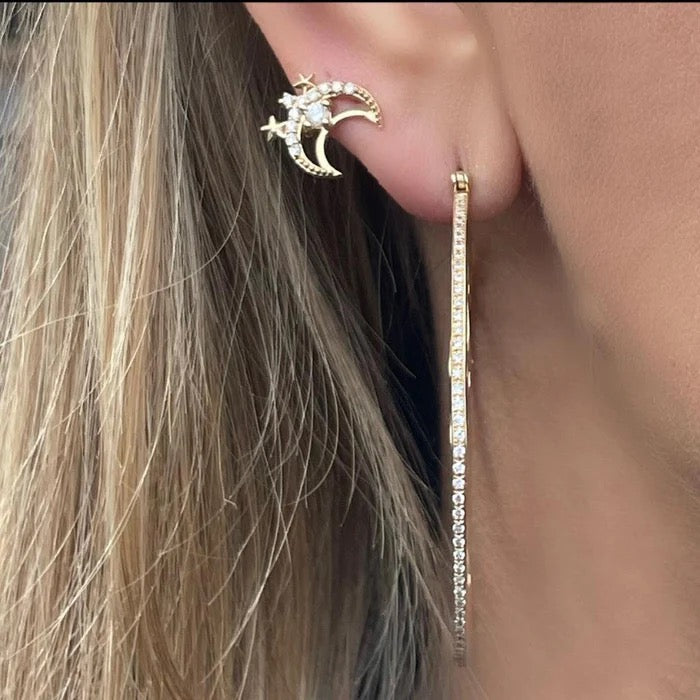 Harmony Diamond Hoops