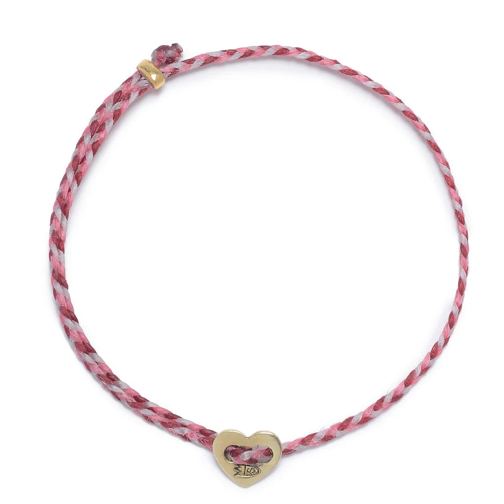 Signature Heart Button Bracelet