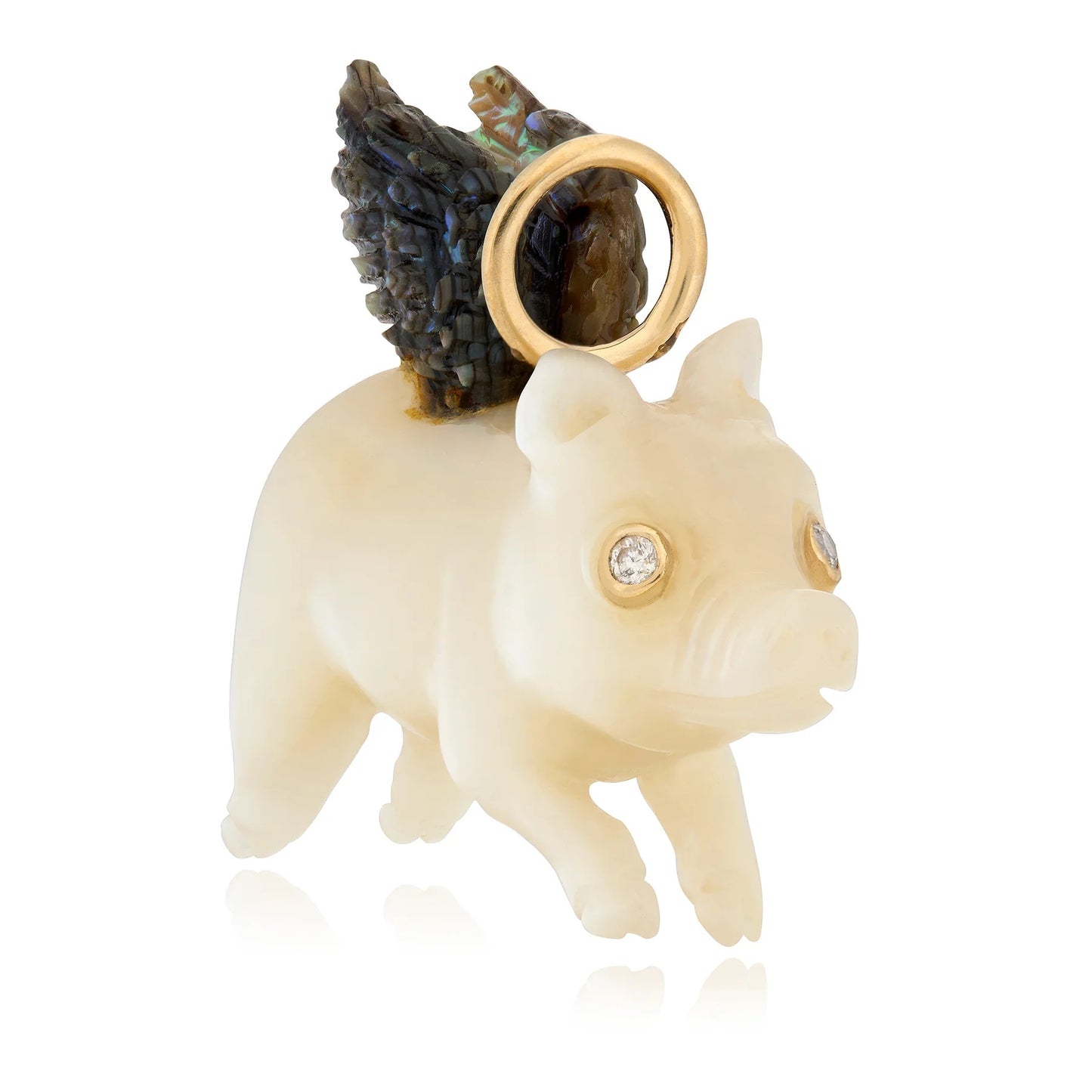 Flying Pig Charm