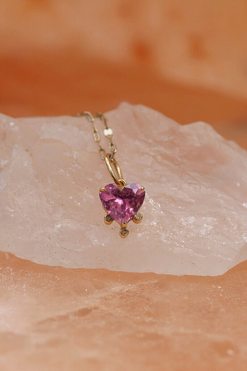 NAO Heart Tourmaline Necklace