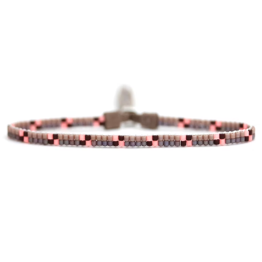 Beaded Mini Bracelet - Rosa