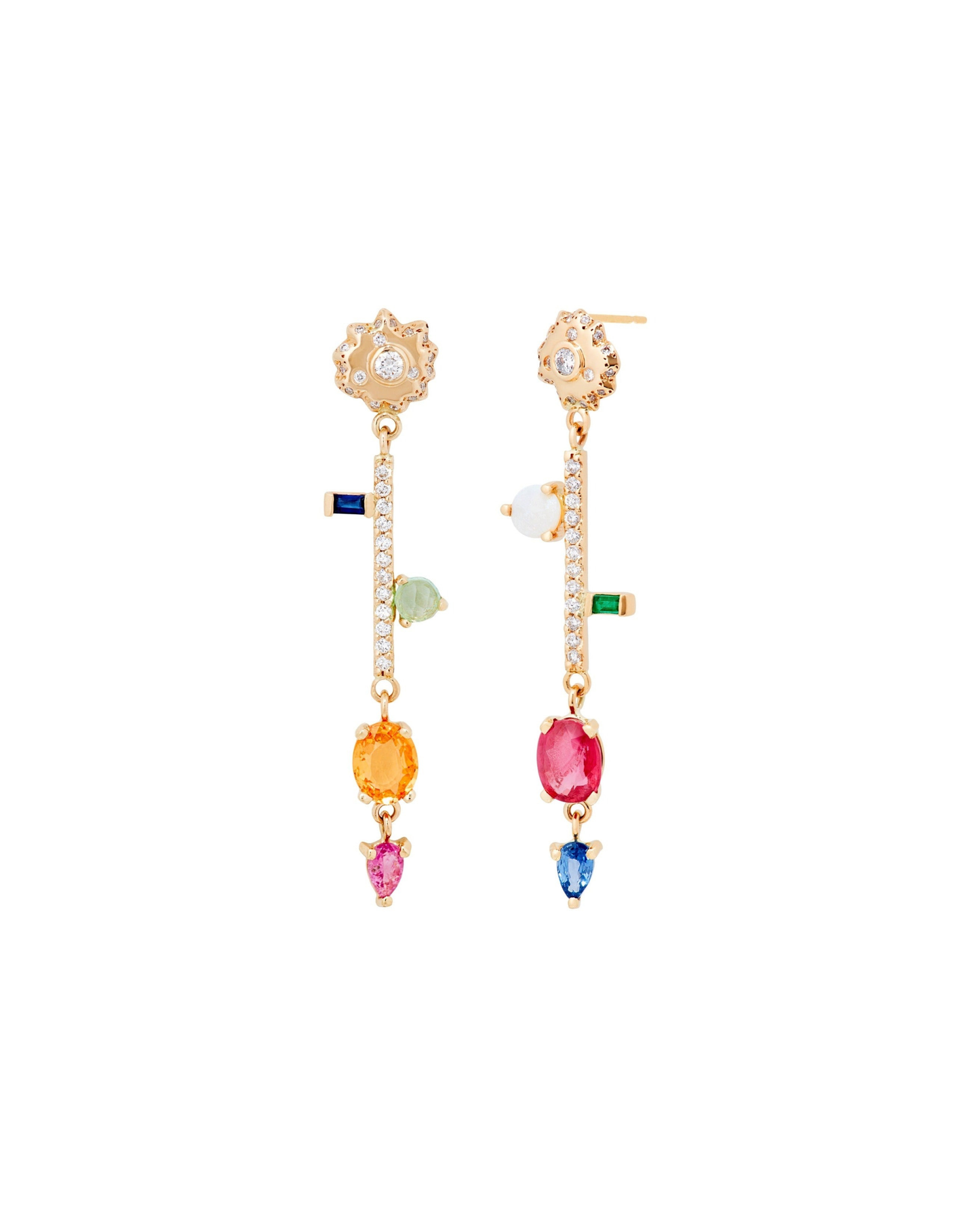 The Sunburst Drop Earrings