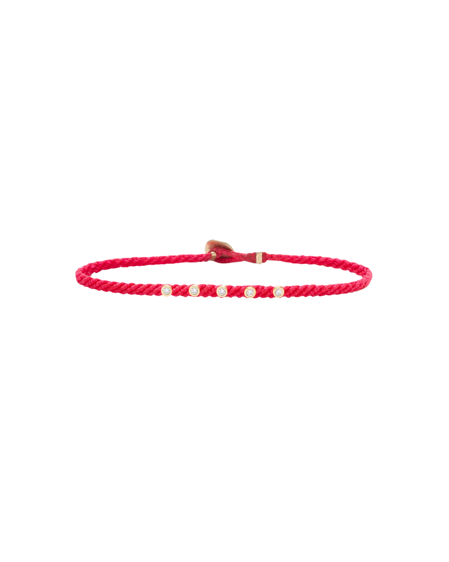 Five Promises Diamond Studded Bracelet in Fuchsia