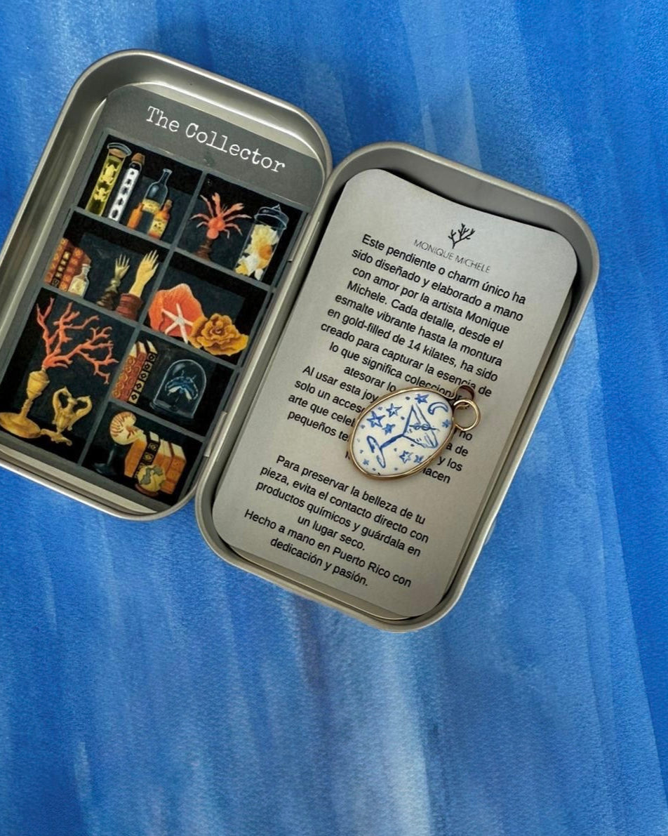 Enamel Pendants - Blue China Edition