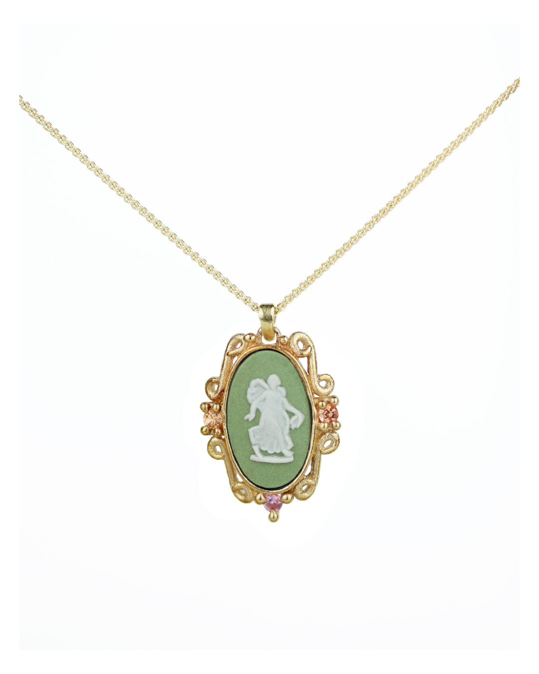 Dancer Cameo Necklace