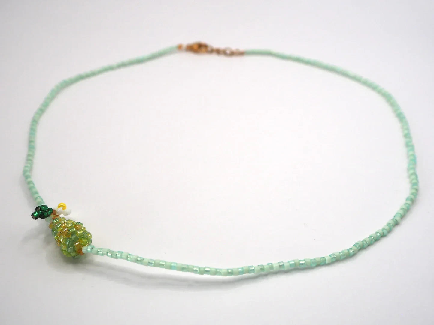FRUTTI Side Necklace - Green Pear