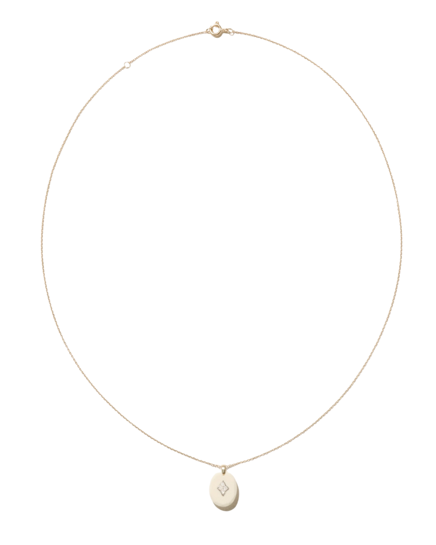 GINA White Resin Necklace