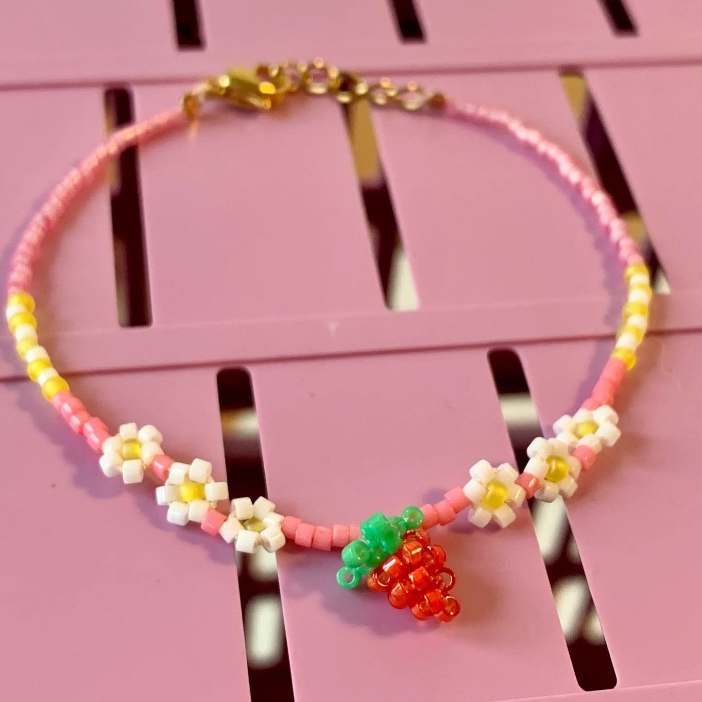FRUTTI Flower Bracelet - Strawberry