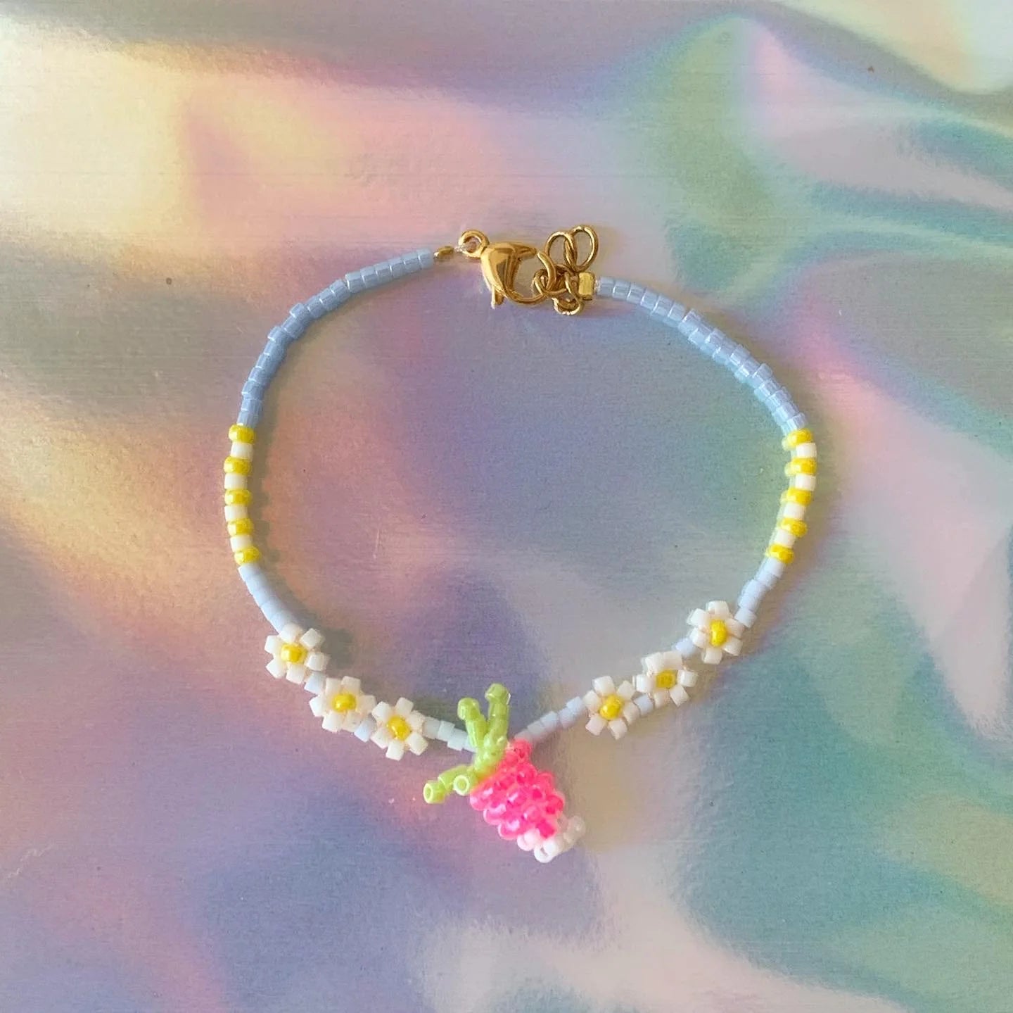 VEGGIE Flower Bracelet - Radish