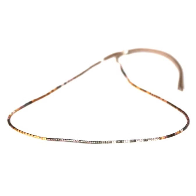 Glass Beaded Necklace - Oro