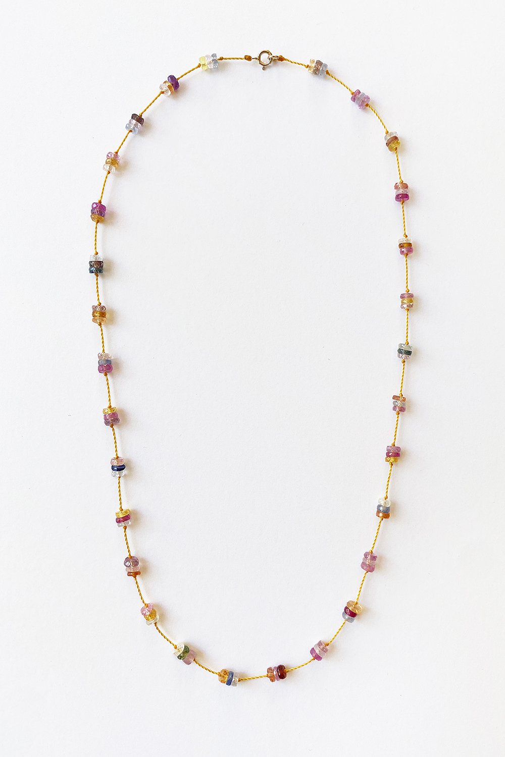 Rainbow Sapphire Necklace