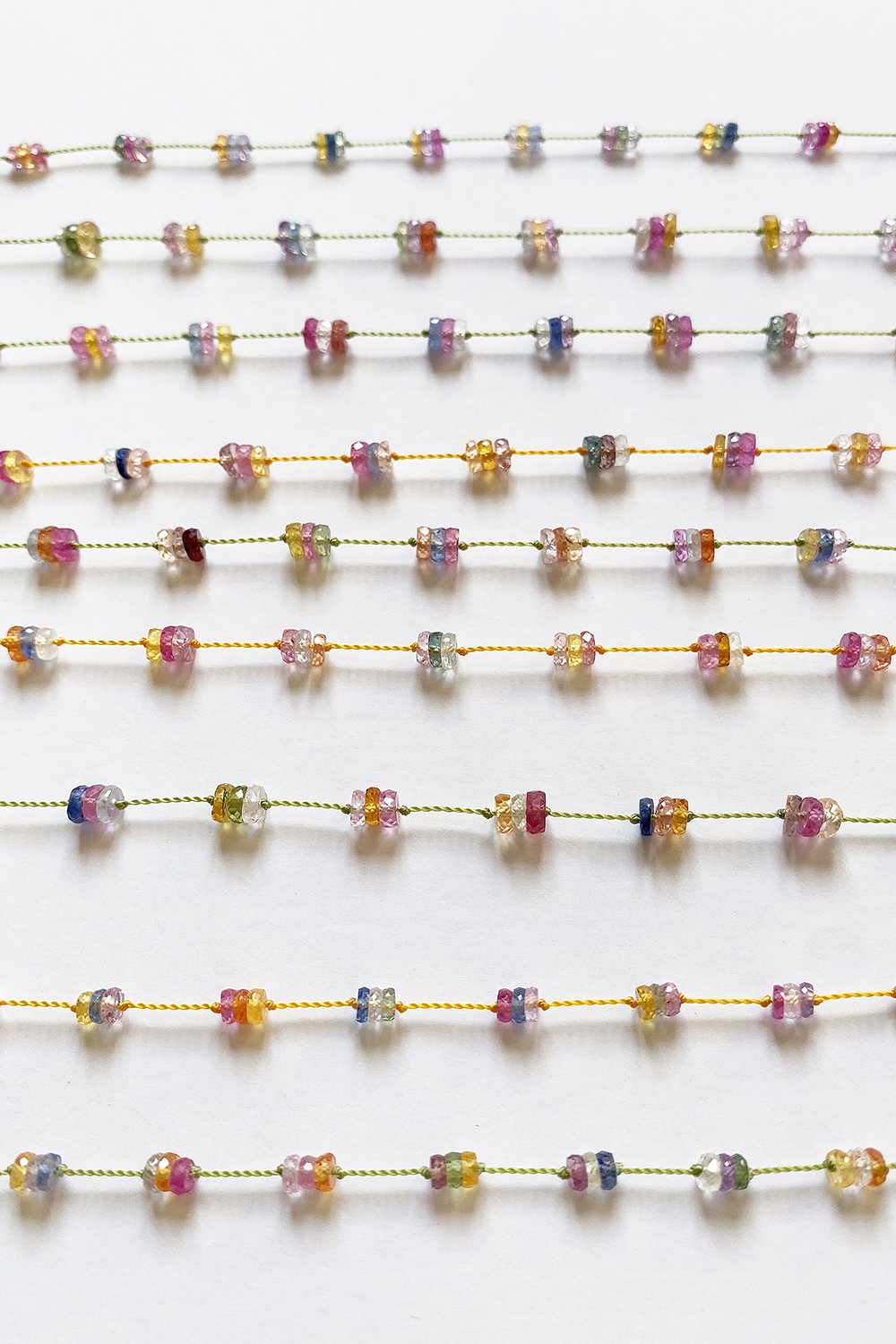 Rainbow Sapphire Necklace
