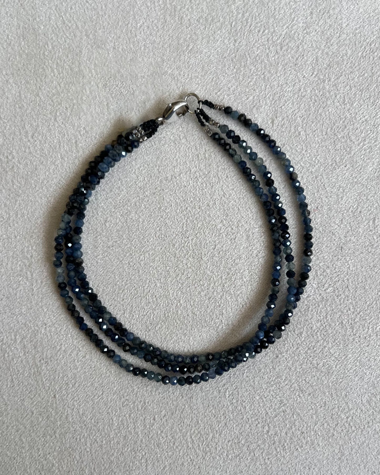 Sapphire Multi Strand Bracelet