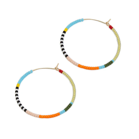 Coco Hoops | Turquoise Mix