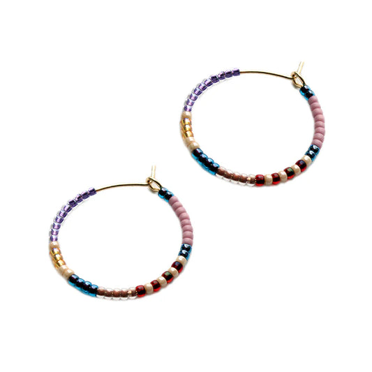 Aryna Hoops | Violet Mix