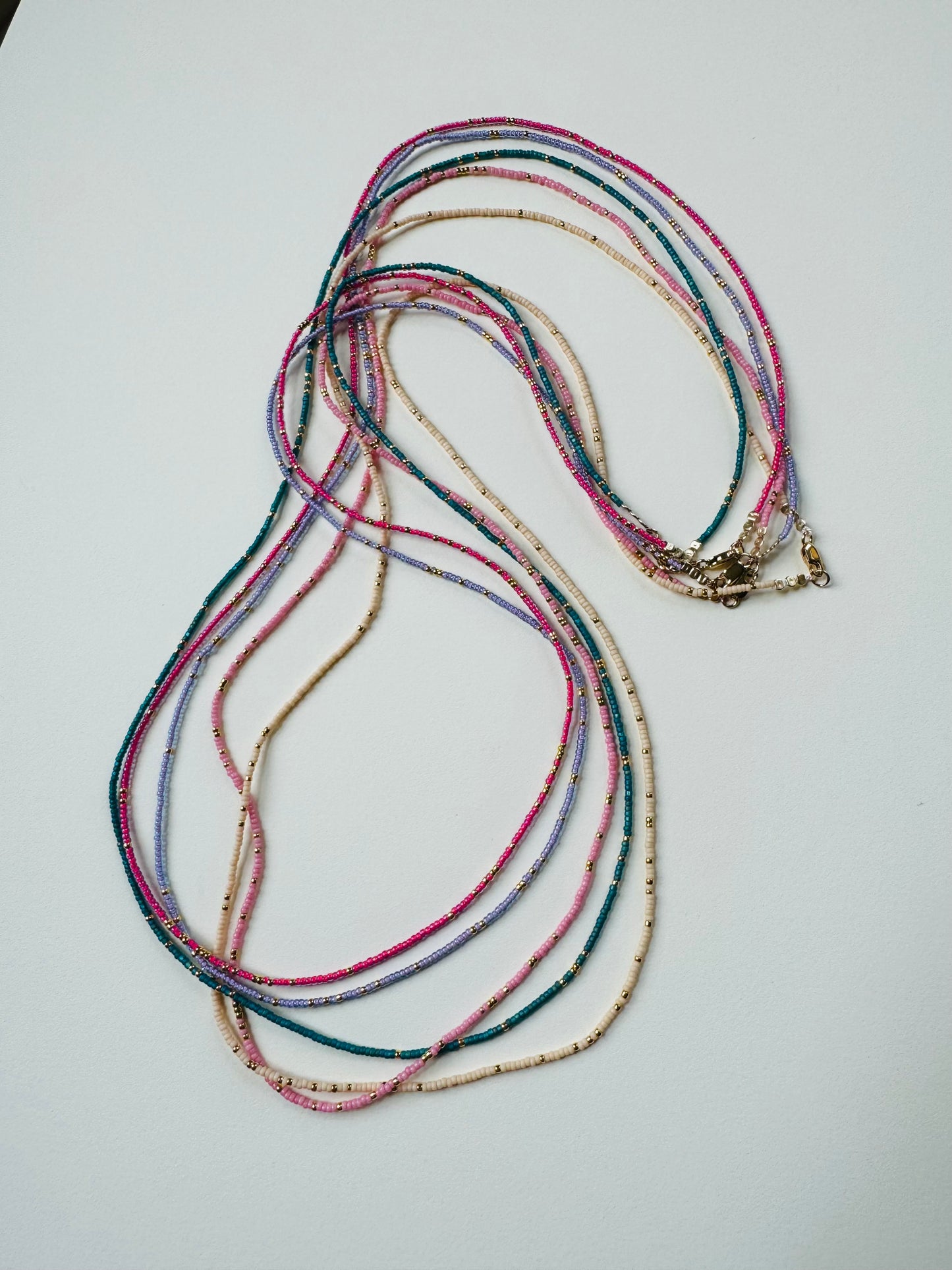 Seed Beads Strand Necklace