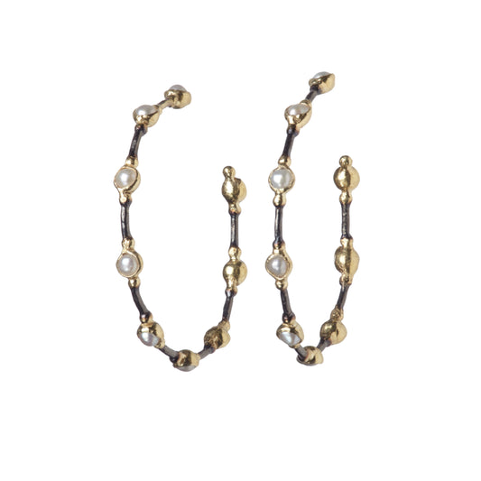 Pearl Hoops