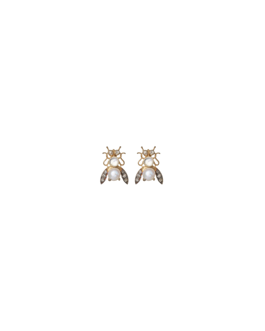 BYE Bee Moonstone Earrings