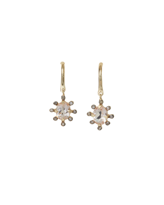 FLORA Morganite Earrings