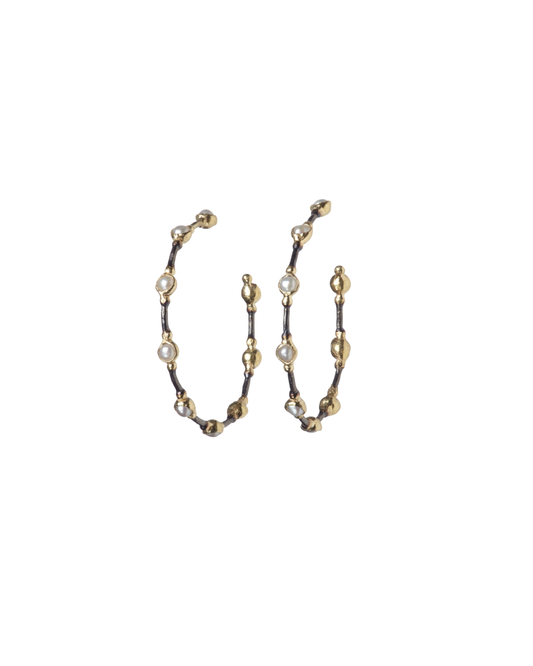 SISI Pearl Hoops