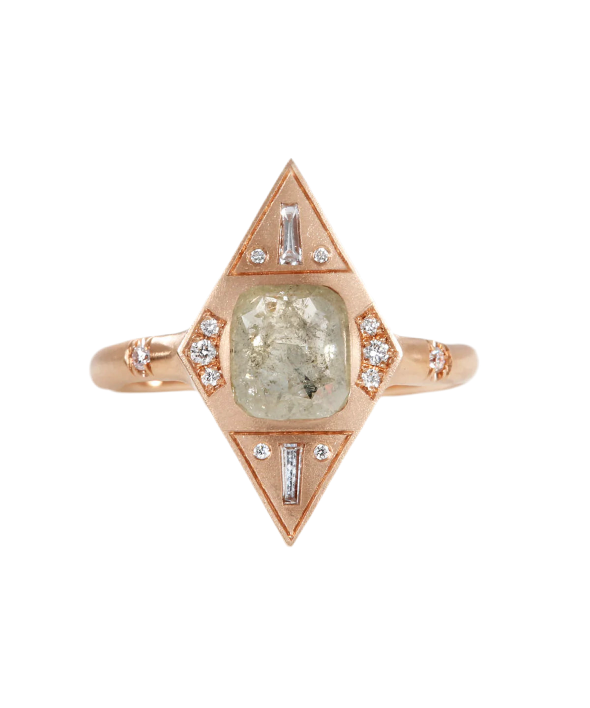 Rose-cut Diamond Ring