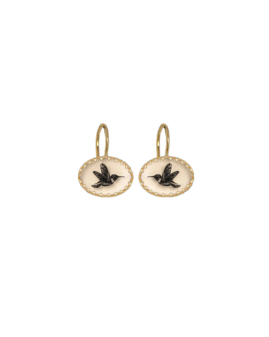 Hummingbird Victorian Earrings