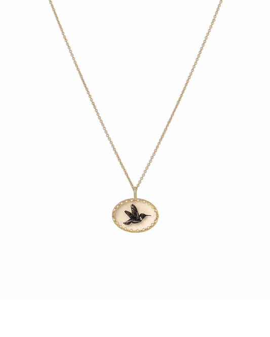 Hummingbird Victorian Necklace