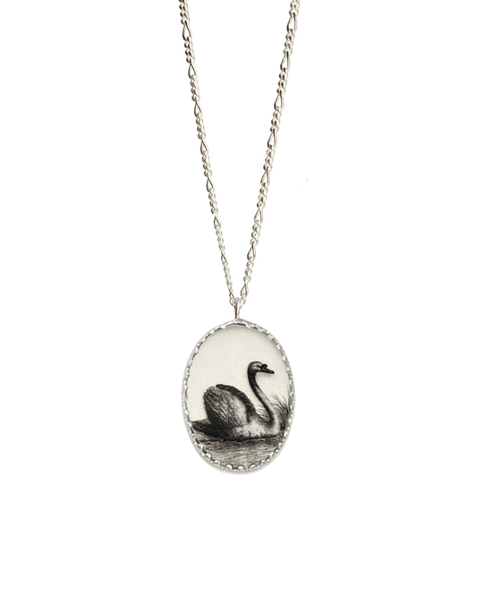 Swan Large Victorian Necklace