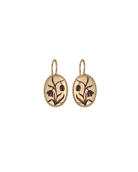 Tulip Large Victorian Earrings